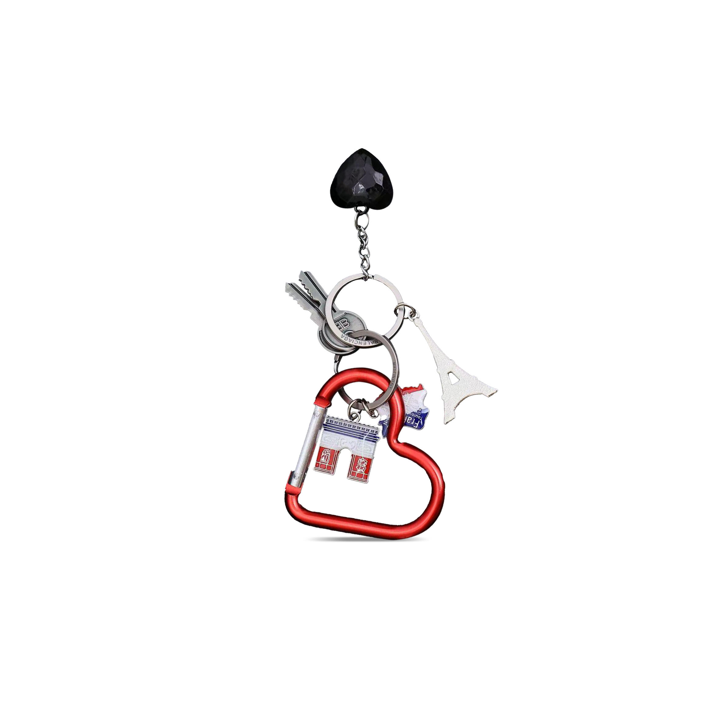 BALENCIAGA CHARMKEYCHAIN IN MULTICOLORED 128862 BALENCIAGA CHARMKEYCHAIN IN MULTICOLORED 128862